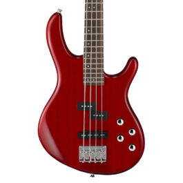 Cort Action Plus 4-String Bass Guitar – Red