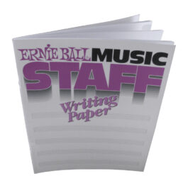 Ernie Ball Music Staff Writing Book