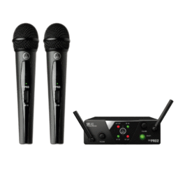 AKG WMS40 Wireless Mini Dual Vocal Microphone Set – US45A/C