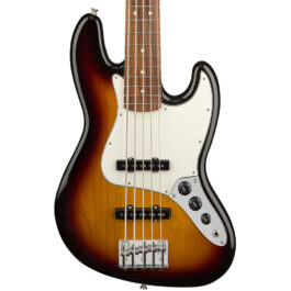 Fender Player Series Jazz Bass® V – Pau Ferro Fretboard – 3-Tone Sunburst Finish