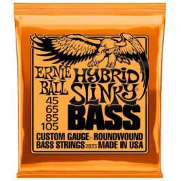 Ernie Ball Hybrid Slinky 4-String Bass Strings – (45-105)