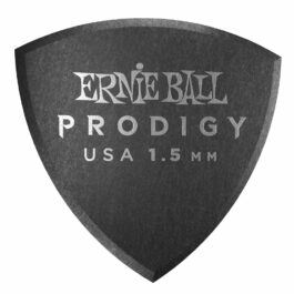 Ernie Ball Prodigy Guitar Pick – 1.5mm – Black Shield Shape (each)