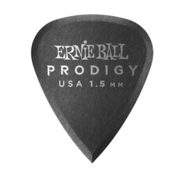 Ernie Ball Prodigy Guitar PIck – 1.5mm – Black Standard Shape (each)