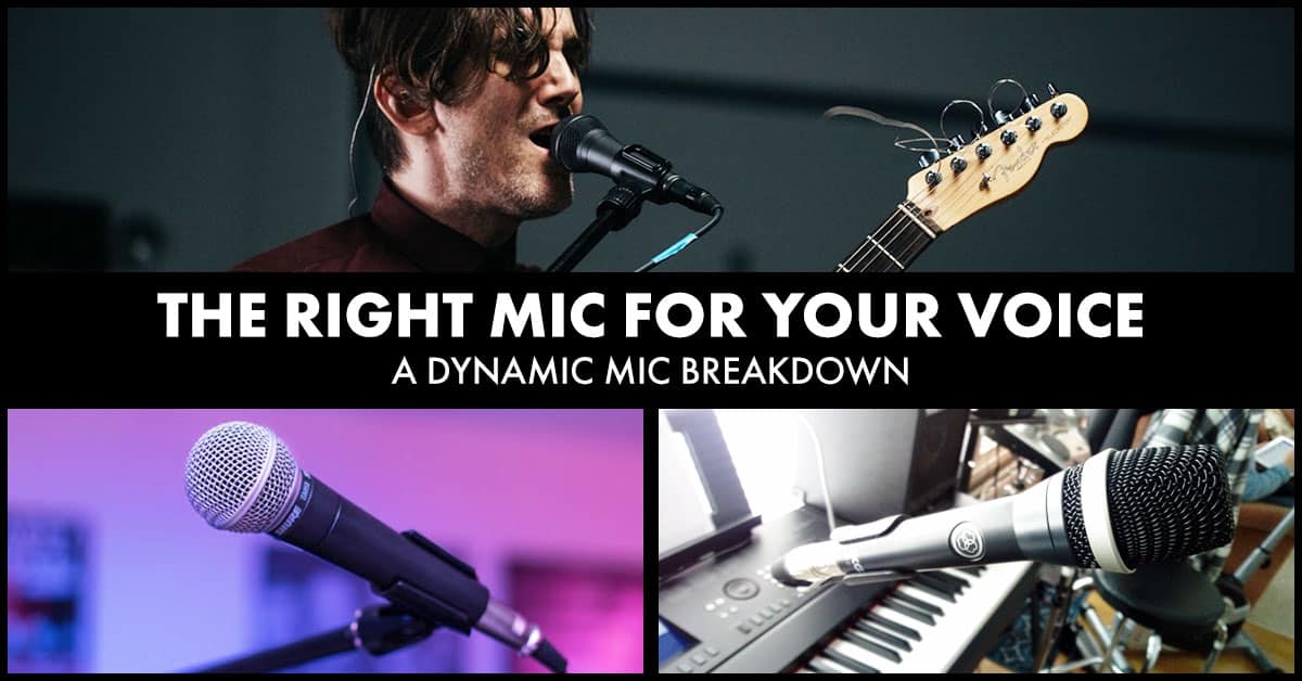 Read more about the article The Right Mic for Your Voice – Dynamic Mic Breakdown