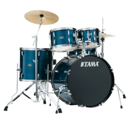Tama Stagestar 5-Piece Drumkit with Cymbals – Hairline Blue