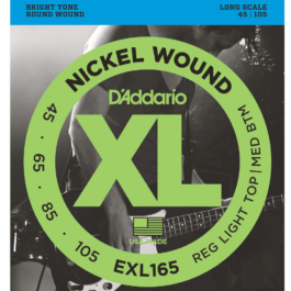 D’Addario EXL165 Long Scale Bass Guitar Strings (45-105)