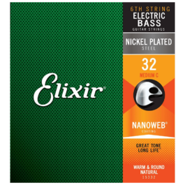 Elixir Nanoweb 6th String for Bass Guitar – (0.32)
