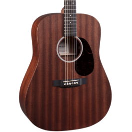 Martin D-10E Road Series Acoustic-Electric Guitar – Natural Sapele