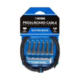 Boss BCK-6 1.5m Solderless Pedalboard Patch Cable Kit