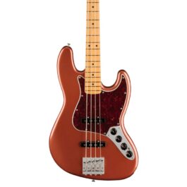 Fender Player Plus Jazz Bass® 4-String Bass Guitar – Maple Fretboard – Aged Candy Apple Red