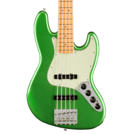 Fender Player Plus Jazz Bass® V 5-String Bass Guitar – Maple Fretboard – Cosmic Jade