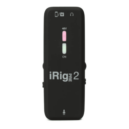 IK Multimedia iRig Pre 2 – XLR Microphone Interface for Smartphones, Tablets and Video Cameras