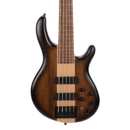 Cort C5 Plus Ovangkol Top on Mahogany Wings with Maple Core Bass Guitar