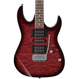 Ibanez GRX70QA RG Gio Series Electric Guitar – Transparent Red Burst