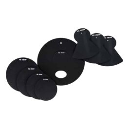 Vic Firth Drum Mute Pack 7 with 10”, 12”, 14” x2, 18″, Hi-Hat and cymbal x2