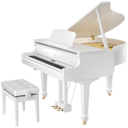 Roland GP609-PW Digital Grand Piano – Polished White