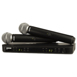 Shure BLX288/SM58-Q25 Dual-Channel Wireless Handheld Microphone System