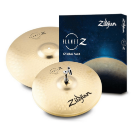Zildjian Planet Z 3-Piece Fundamentals Cymbal Pack-14″ Hihats and 18″ Crash Ride