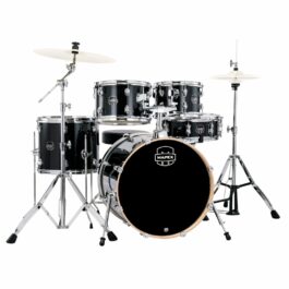 Mapex Venus VE5044FTVH 5-Piece Fusion Drum Kit (Excludes Cymbals) – Black Galaxy Sparkle