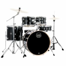 Mapex Venus VE5294FTVH 5-Piece Rock Drum Kit (Excludes Cymbals) – Black Galaxy Sparkle