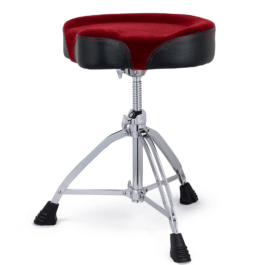 Mapex Saddle Top Drum Throne – Red Cloth