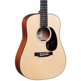 Martin D Jr-10E Acoustic-Electric Guitar – Natural Spruce