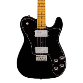 Fender American Vintage II 1975 Telecaster Deluxe – Maple Fingerboard – Black