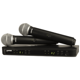 Shure BLX288/PG58-T11 Dual-Channel Wireless Handheld Microphone System