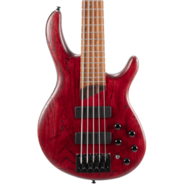 Cort Artisan B5 Element 5-String Bass Guitar – Open Pore Burgundy Red