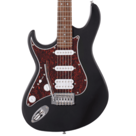 Cort G110 Electric Guitar – HSS – Left Handed – Open Pore Black