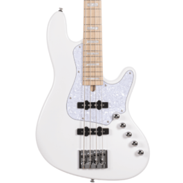 Cort Elrick NJS4 4-String Bass Guitar – White