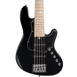 Cort Elrick NJS5 5-String Bass Guitar – Black