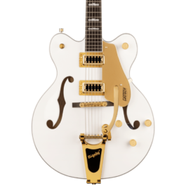 Gretsch G5422TG Electromatic® Classic Hollow Body Electric Guitar with Bigsby® – Laurel Fingerboard – Snowcrest White